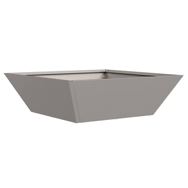Vidaxl tuin bloempot 5 pcs roestig 50 x 50 x 15 cm cortenstaal