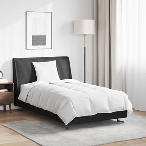 Vidaxl winter dekbed met kussen 2 pcs wit donsveertjes