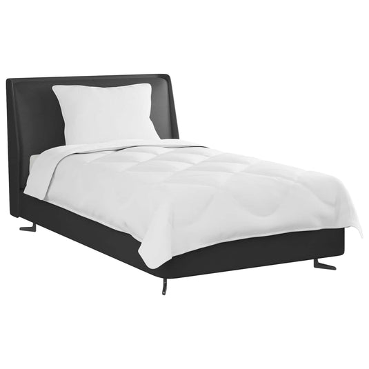 Vidaxl dekbed met kussen 2 st wit microvezel