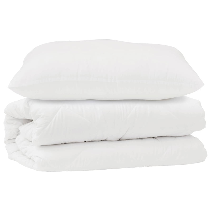 ギャラリービューアに画像をロードする, Vidaxl dekbed set met kussen 2 pcs wit microfibre
