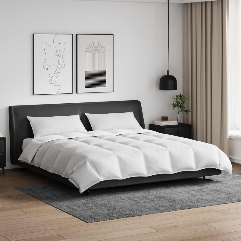 Chargez l'image dans la visionneuse de la galerie, Vidaxl dekbed set met kussen 3 pcs wit donsveertjes
