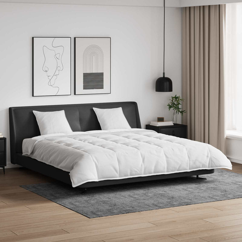 Chargez l'image dans la visionneuse de la galerie, Vidaxl dekbed set met kussen 3 pcs wit donsveertjes
