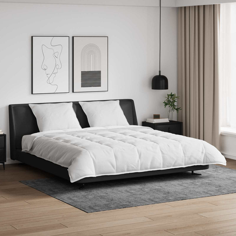 Chargez l'image dans la visionneuse de la galerie, Vidaxl dekbed set met kussen 3 pcs wit donsveertjes
