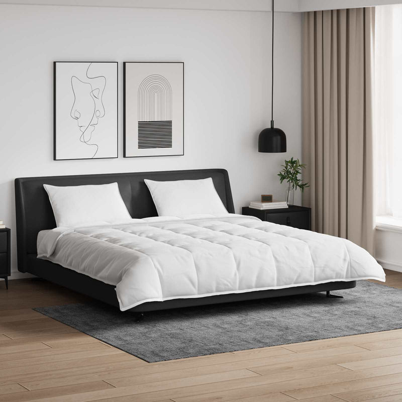 Chargez l'image dans la visionneuse de la galerie, Vidaxl dekbed set met kussen 3 pcs wit donsveertjes
