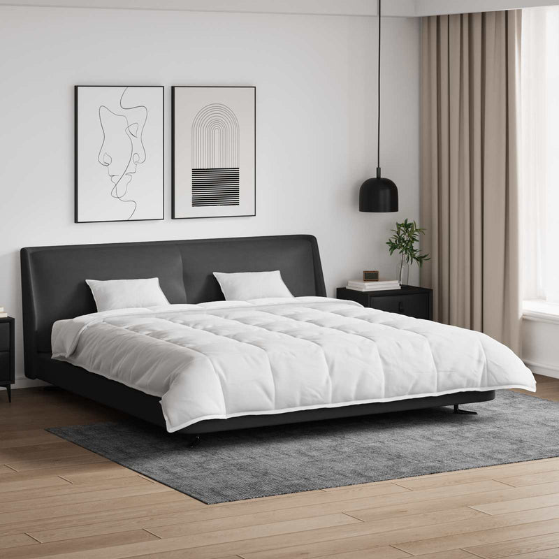 Chargez l'image dans la visionneuse de la galerie, Vidaxl dekbed set met kussen 3 pcs wit donsveertjes
