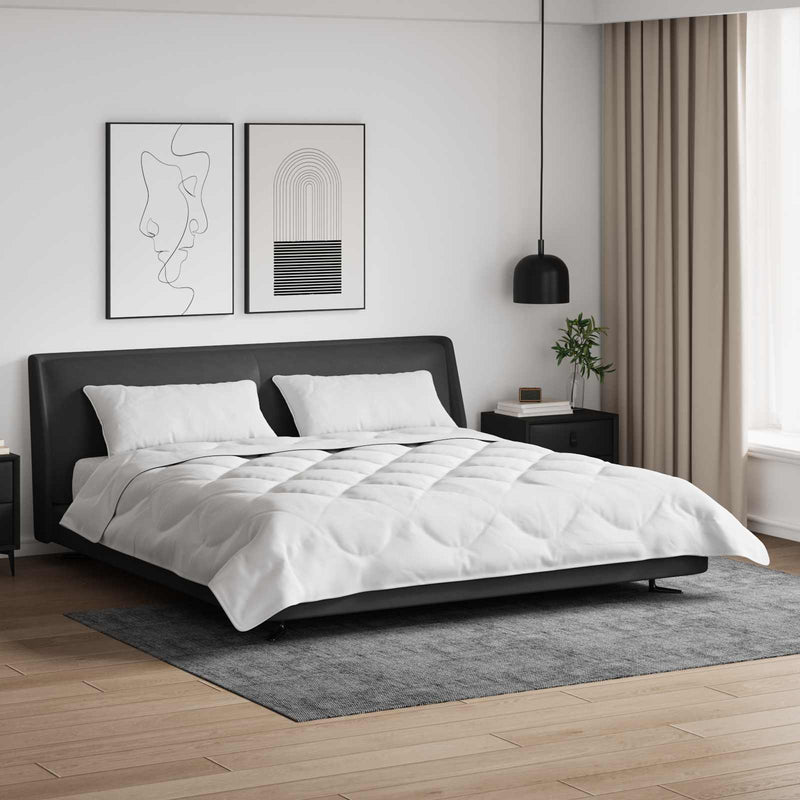 ギャラリービューアに画像をロードする, Vidaxl zomer dekbed met kussen 3 pcs wit microfibre
