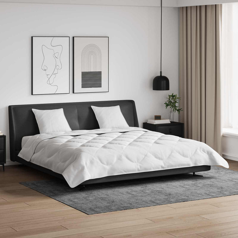 Chargez l'image dans la visionneuse de la galerie, Vidaxl dekbed met kussen 3 pcs wit microfibre
