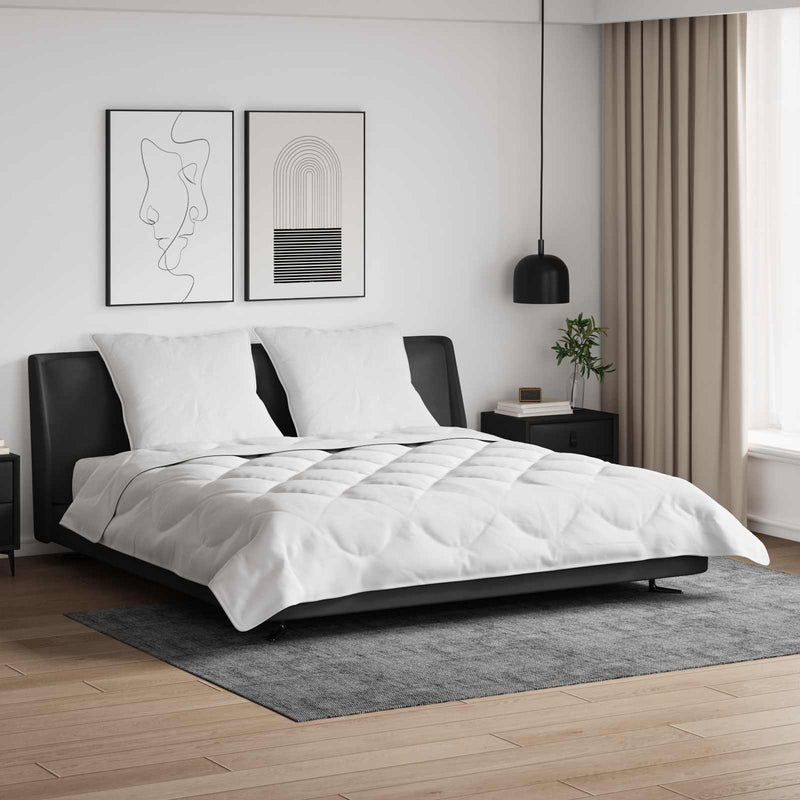 ギャラリービューアに画像をロードする, Vidaxl dekbed met kussen 3 pcs wit microfibre
