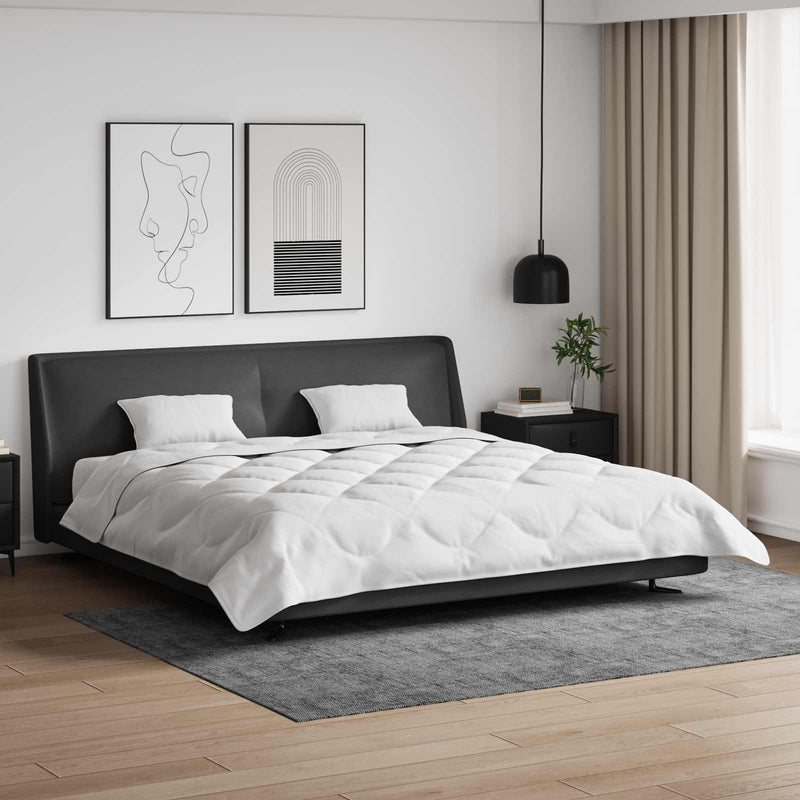 ギャラリービューアに画像をロードする, Vidaxl dekbed met kussen 3 pcs wit microfibre
