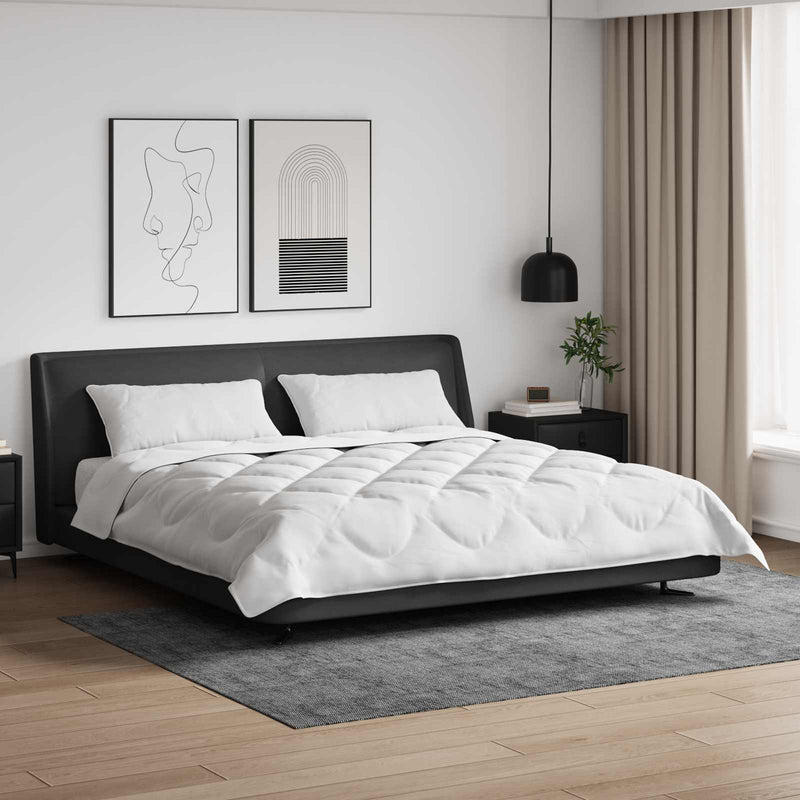 ギャラリービューアに画像をロードする, Vidaxl dekbed met kussen 3 pcs wit microfibre
