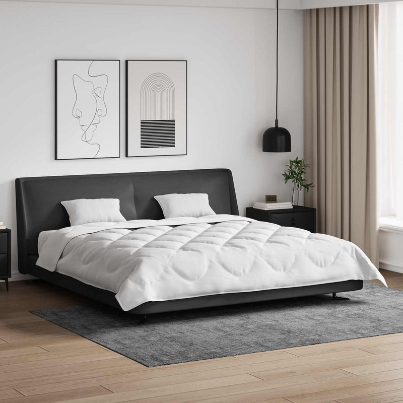 Afbeelding laden in galerijviewer, Vidaxl dekbed met kussen 3 pcs wit microfibre
