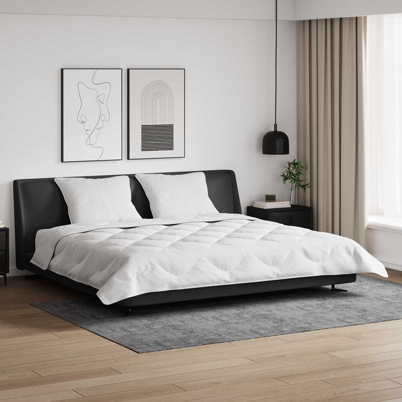 Afbeelding laden in galerijviewer, Vidaxl winter dekbed met kussen 3 pcs wit microvezel
