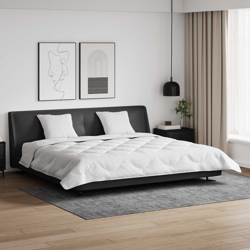 Afbeelding laden in galerijviewer, Vidaxl winter dekbed met kussen 3 pcs wit microvezel

