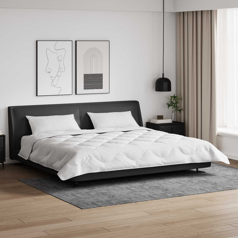 Chargez l'image dans la visionneuse de la galerie, Vidaxl winter dekbed met kussen 3 pcs wit microvezel
