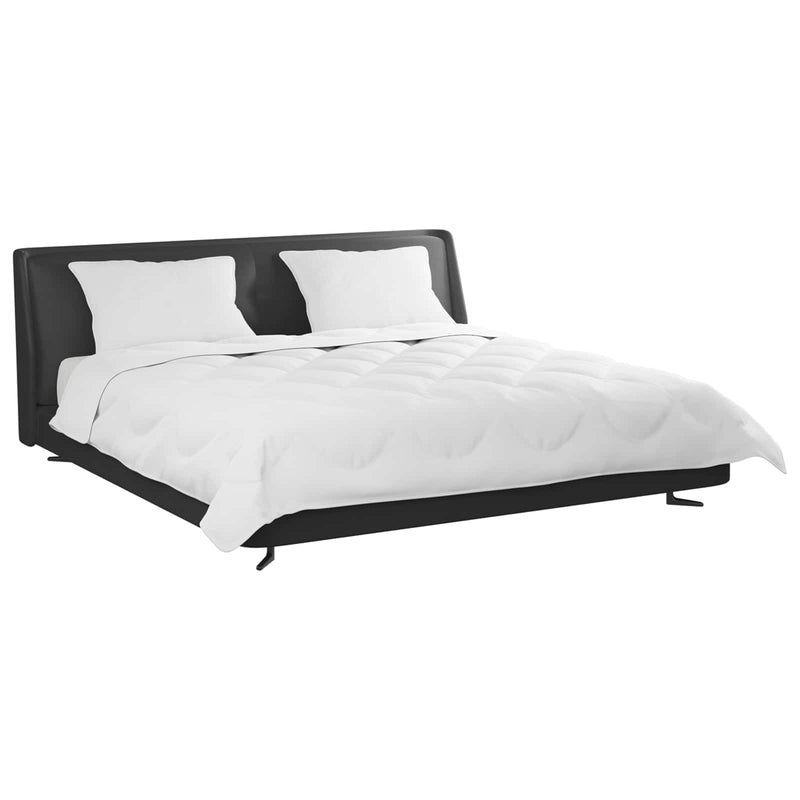 Afbeelding laden in galerijviewer, Vidaxl dekbed set met kussen 3 pcs wit microfiber en dons feather
