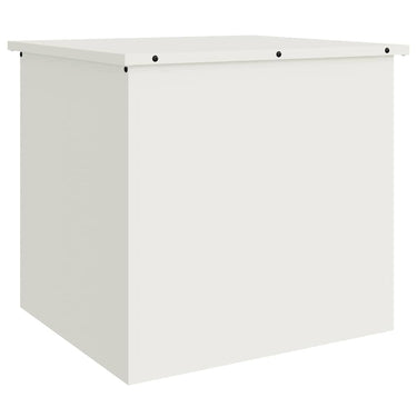 Vidaxl buitenopslagdoos wit 55 x 50,5 x 50 cm staal