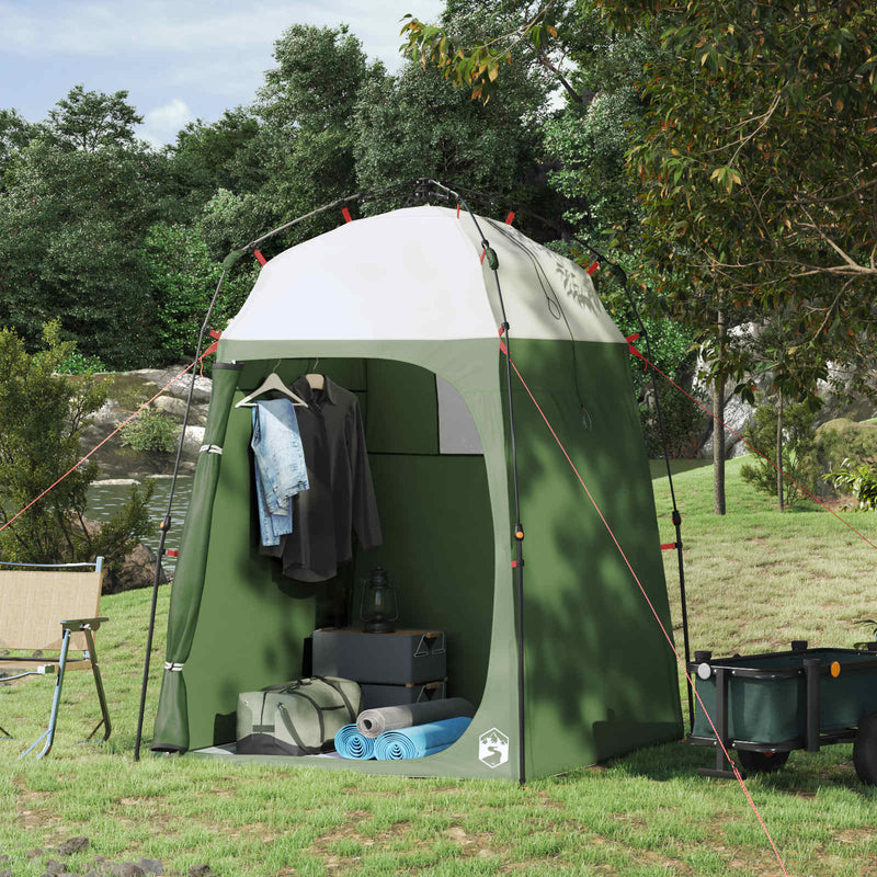 Afbeelding laden in galerijviewer, Vidaxl instant tent 2-person quick-release groen 160 x 160 x 227 cm
