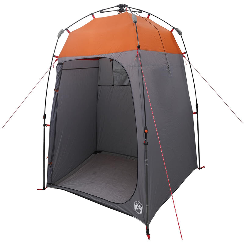 Afbeelding laden in galerijviewer, Vidaxl instant tent 2-person quick-release met dak grijs en oranje
