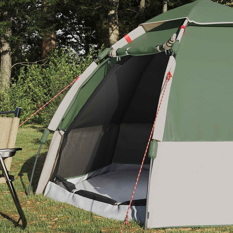 ギャラリービューアに画像をロードする, Vidaxl instant tent met regenhoes voor 4 personen met snelle release
