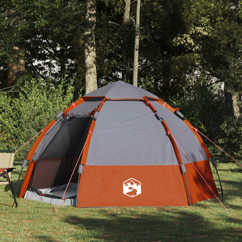 ギャラリービューアに画像をロードする, Vidaxl instant tent met regenhoes voor 4 personen met snelle release
