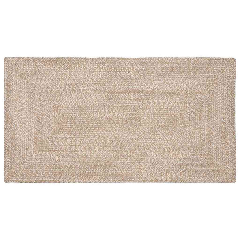 Afbeelding laden in galerijviewer, Vidaxl vloerkleden rechthoekig natuurlijk en wit 60 x 110 cm jute
