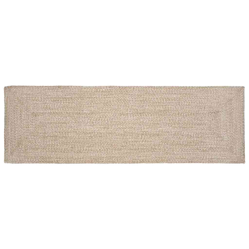 Afbeelding laden in galerijviewer, Vidaxl vloerkleden rechthoekig natuurlijk en wit 80 x 200 cm jute
