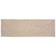 Vidaxl vloerkleden rechthoekig natuurlijk en wit 80 x 250 cm jute