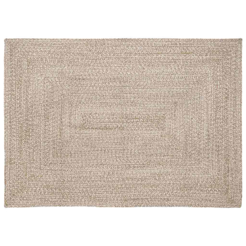 Chargez l'image dans la visionneuse de la galerie, Vidaxl vloerkleden rechthoekig natuurlijk en wit 120 x 170 cm jute

