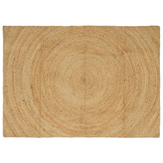 Vidaxl vloerkleden rechthoekig bruin 120 x 170 cm jute