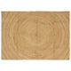 Vidaxl vloerkleden rechthoekig bruin 120 x 170 cm jute
