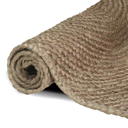 Vidaxl vloerkleden rechthoekig grijs 60 x 300 cm jute
