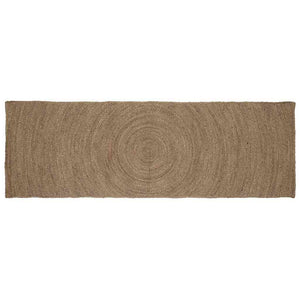 Vidaxl vloerkleden rechthoekig grijs 80 x 250 cm jute