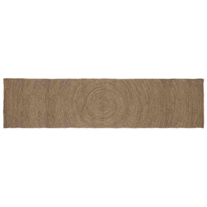 Vidaxl vloerkleden rechthoekig grijs 80 x 400 cm jute