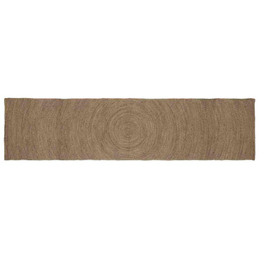 Vidaxl vloerkleden rechthoekig grijs 80 x 400 cm jute