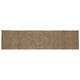 Vidaxl vloerkleden rechthoekig grijs 80 x 400 cm jute