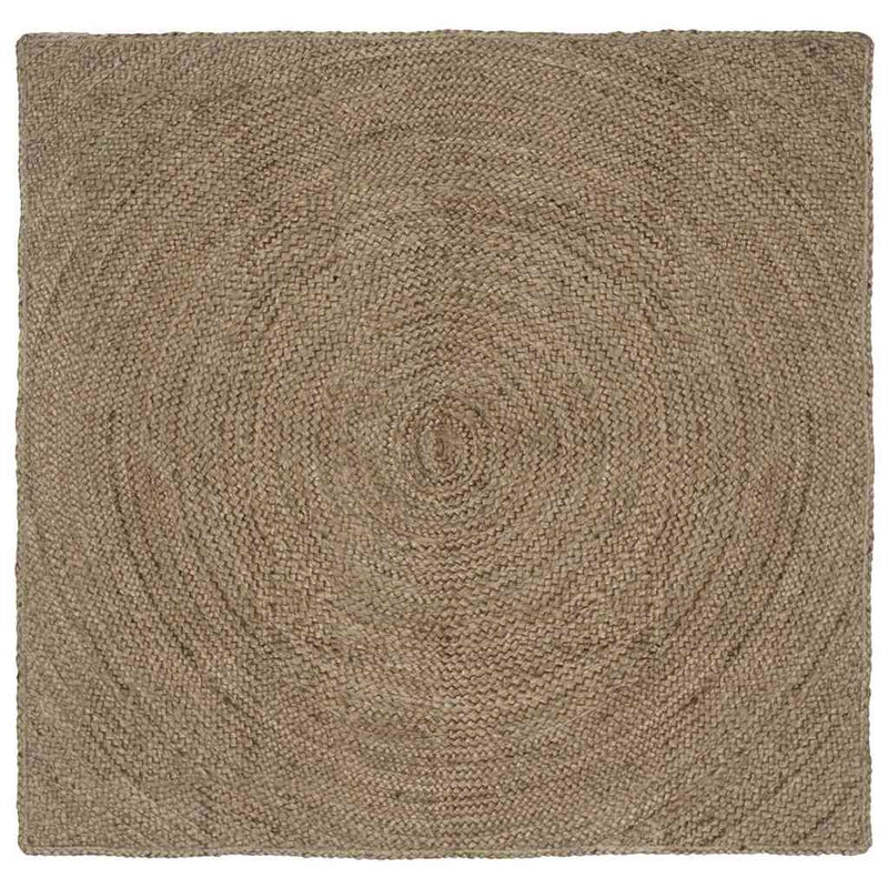 Chargez l'image dans la visionneuse de la galerie, Vidaxl vloerkleden vierkant grijs 120 x 120 cm jute
