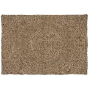 Vidaxl vloerkleden rechthoekig grijs 120 x 170 cm jute