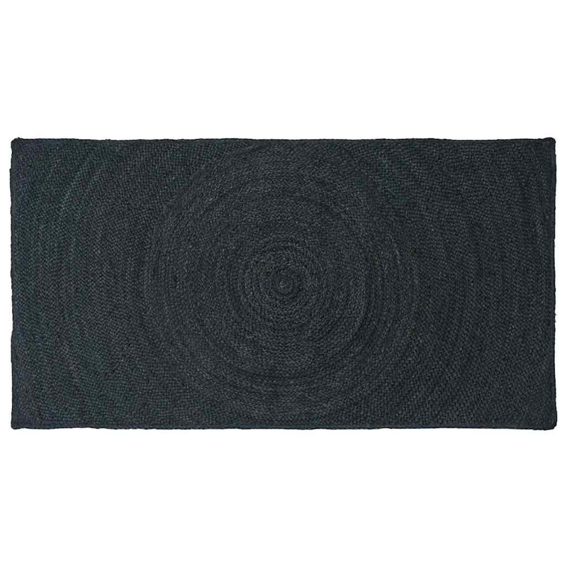 Chargez l'image dans la visionneuse de la galerie, Vidaxl vloerkleden rechthoekig donkergrijs 80 x 150 cm jute
