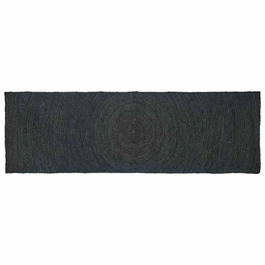 Vidaxl vloerkleden rechthoekig donkergrijs 80 x 200 cm jute