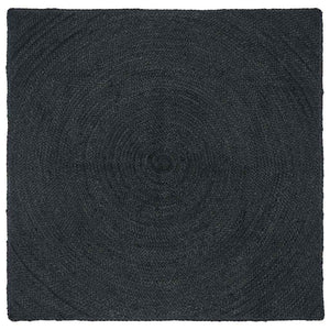 Vidaxl vloerkleden vierkant donkergrijs 120 x 120 cm jute