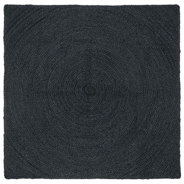 Vidaxl vloerkleden vierkant donkergrijs 120 x 120 cm jute