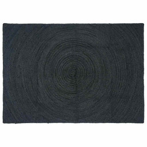 Vidaxl vloerkleden rechthoekig donkergrijs 120 x 170 cm jute