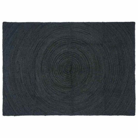Vidaxl vloerkleden rechthoekig donkergrijs 140 x 200 cm jute