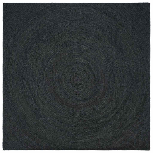 Vidaxl vloerkleden vierkant donkergrijs 240 x 240 cm jute