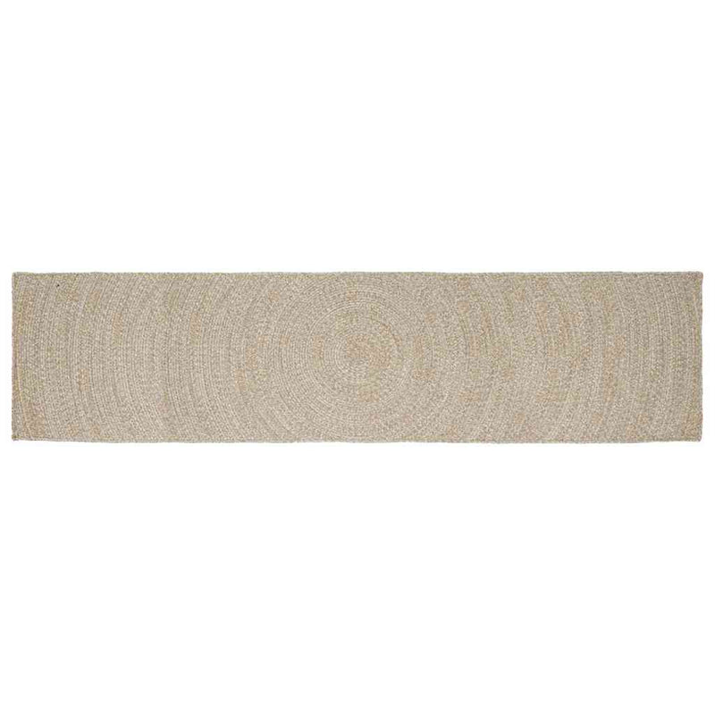 Afbeelding laden in galerijviewer, Vidaxl vloerkleden rechthoekig natuurlijk en wit 60 x 400 cm jute
