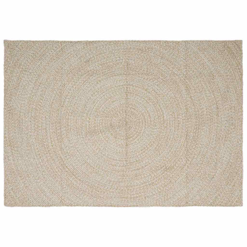 Chargez l'image dans la visionneuse de la galerie, Vidaxl vloerkleden rechthoekig natuurlijk en wit 200 x 290 cm jute
