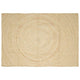 Vidaxl vloerkleed natuurlijk en wit 240 x 340 cm jute