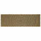 Vidaxl vloerkleed natuurlijk en zwart 80 x 250 cm jute