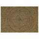Vidaxl vloerkleed natuurlijk en zwart 200 x 290 cm jute