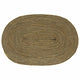 Vidaxl vloerkleed natuurlijk en zwart 122 x 183 cm jute